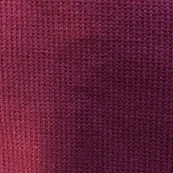 Burgundy Victoria’s Secret crop sweater - Picture 2 of 3